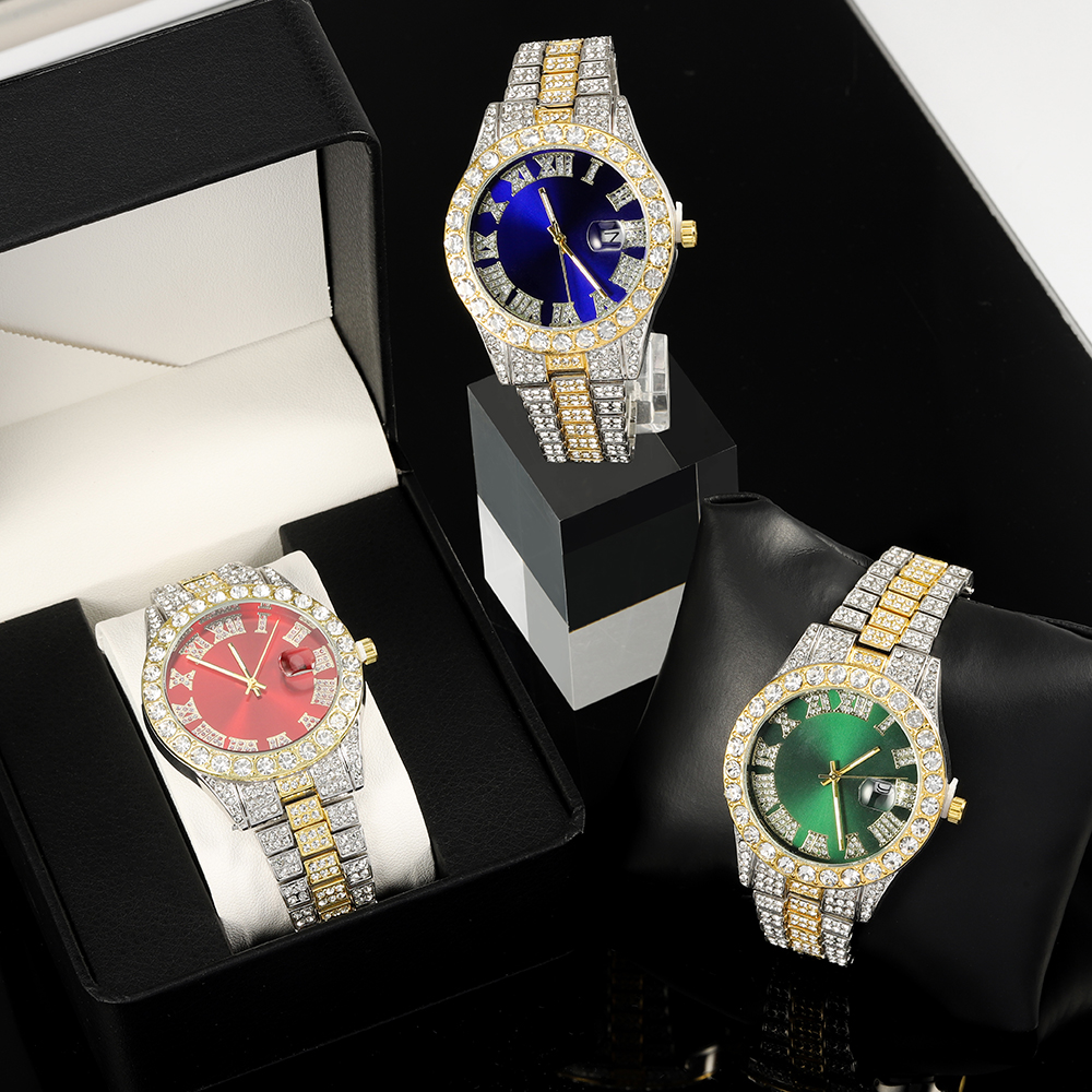 Jewelry Watches Men - 1pc Men Women Quartz Watch Hip-hop