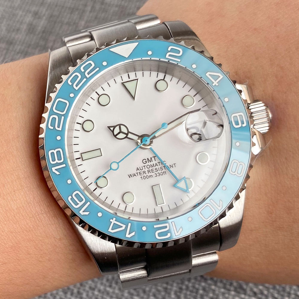 Customized 40mm Ice Blue Dial  - đánh giá và giá Jewelry Watches Men