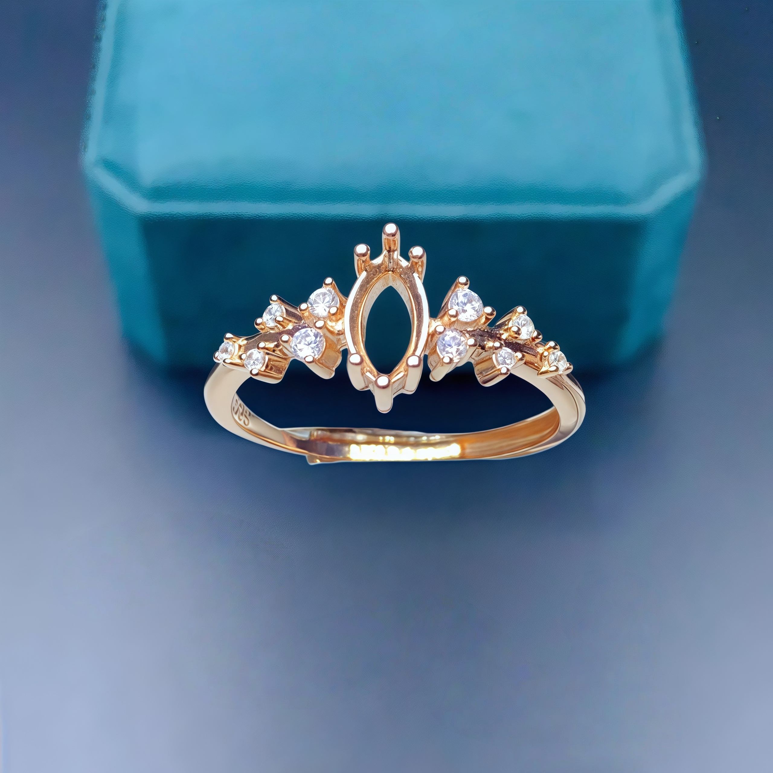 Setting 4*8mmHorse eye Shape S - đánh giá và giá Sterling Silver Ring