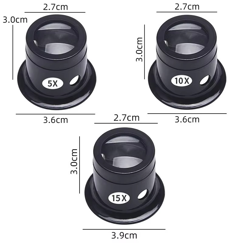 1/Set 5X 10X 15X Magnifying Gl - đánh giá và giá Jewelry Watches Repair