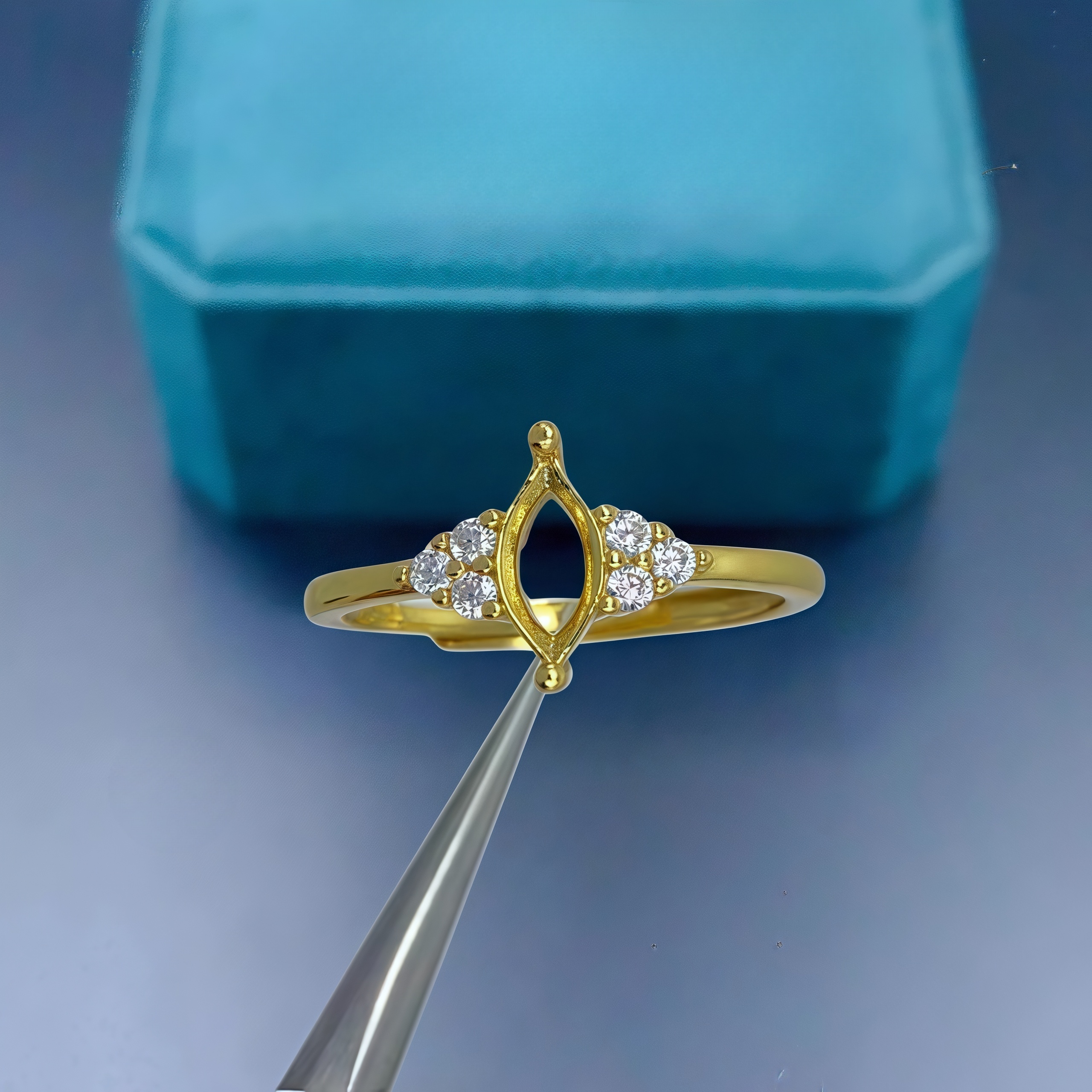 Y Fashion Ring Holder DIY Empt - đánh giá và giá Sterling Silver Ring
