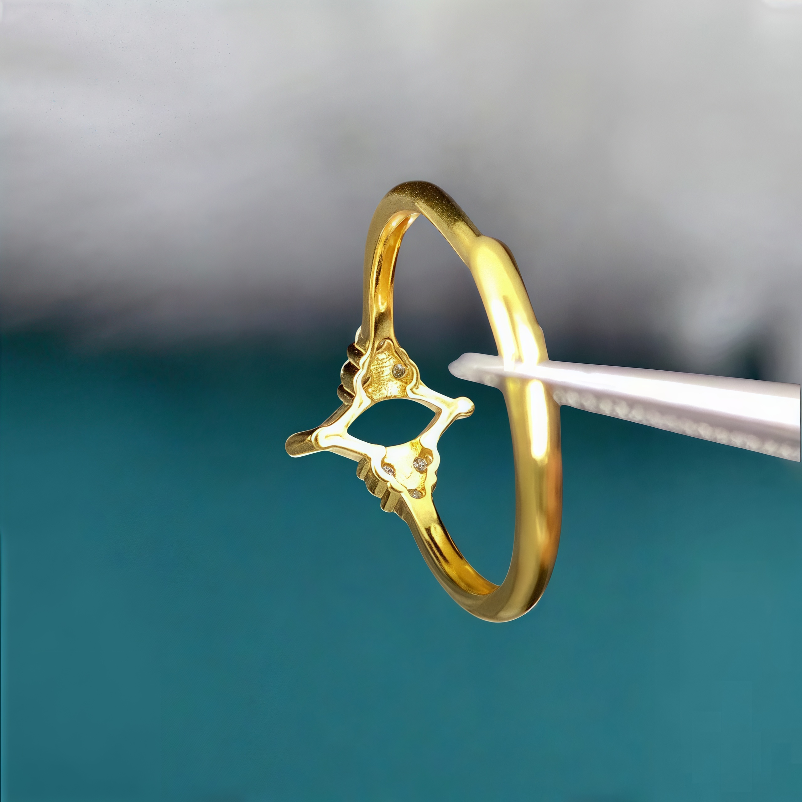 Y Fashion Ring Holder DIY Empt - đánh giá và giá Sterling Silver Ring