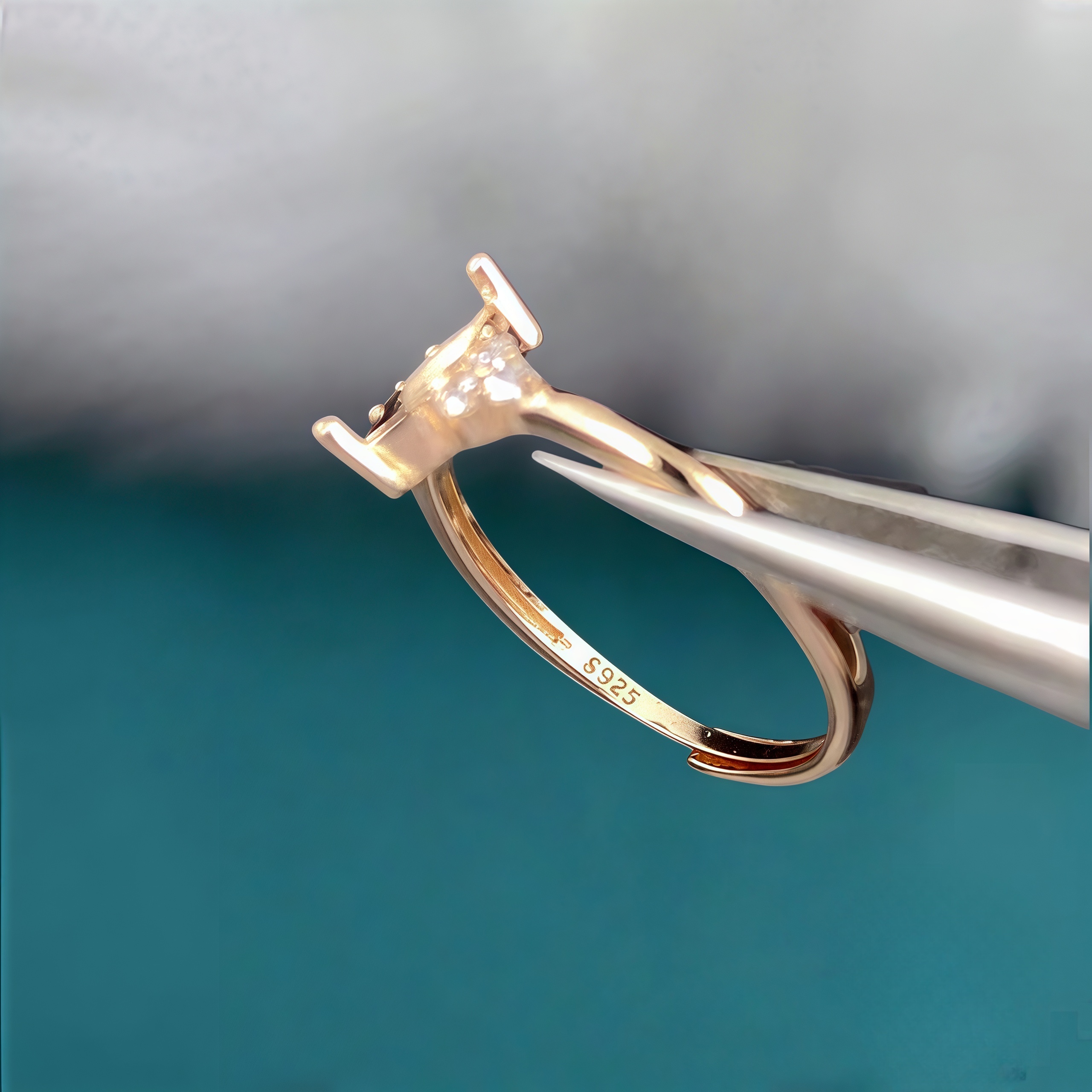 Y Fashion Ring Holder DIY Empt - đánh giá và giá Sterling Silver Ring