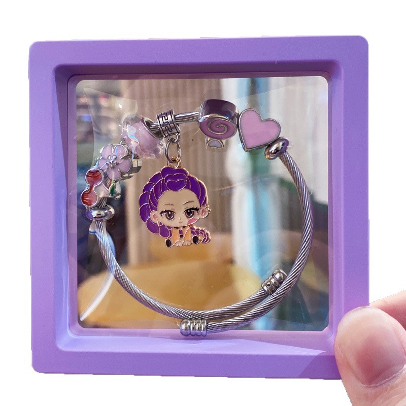 2026 Kawaii Anime Hunter Girl  - đánh giá và giá Cuff Bangle Bracelet
