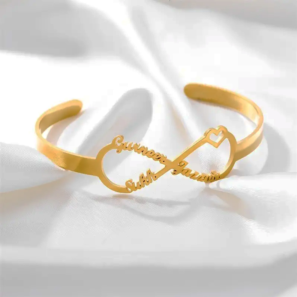 Haiyufly 3mm Wide Custom Name  - đánh giá và giá Cuff Bangle Bracelet