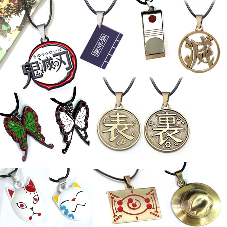 Demon Slayer Anime Pendant Nec - đánh giá và giá Butterfly Pendant Necklace