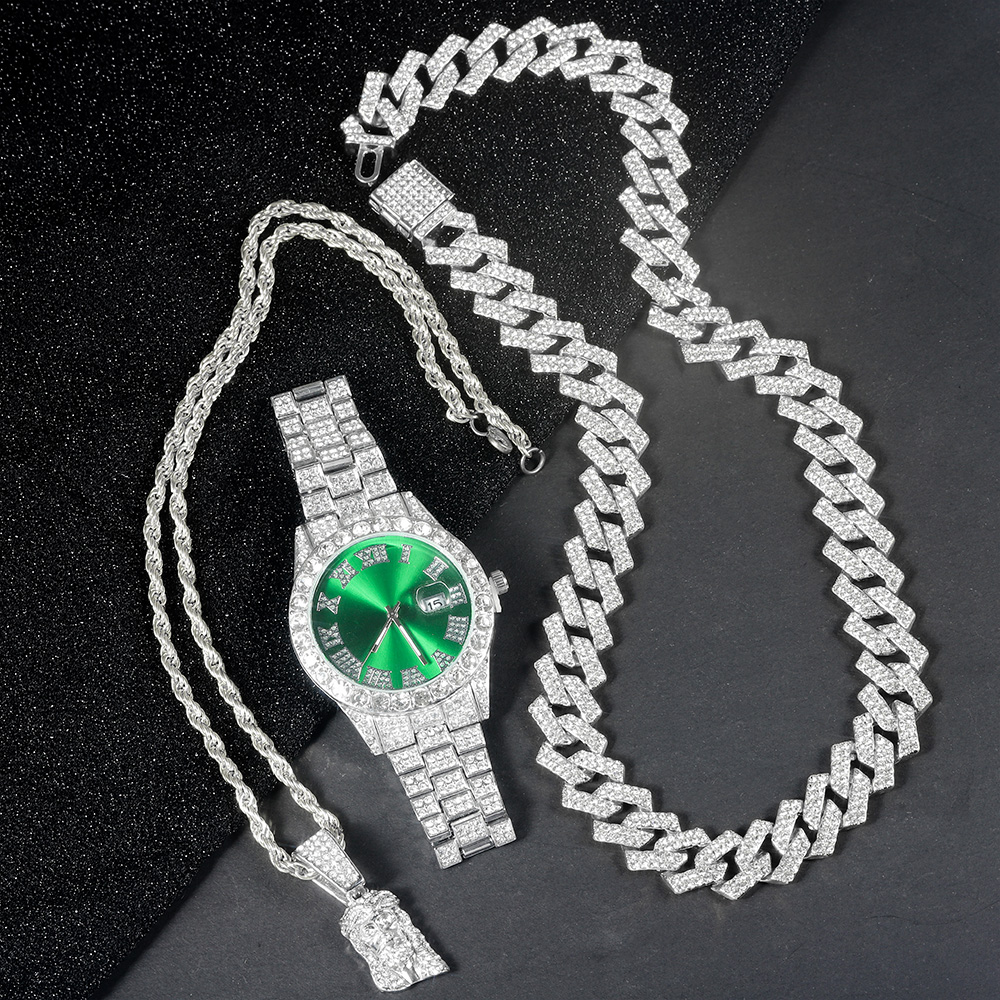 Men's Hip-hop Watch Jewelry Se - đánh giá và giá Jewelry Watches Men