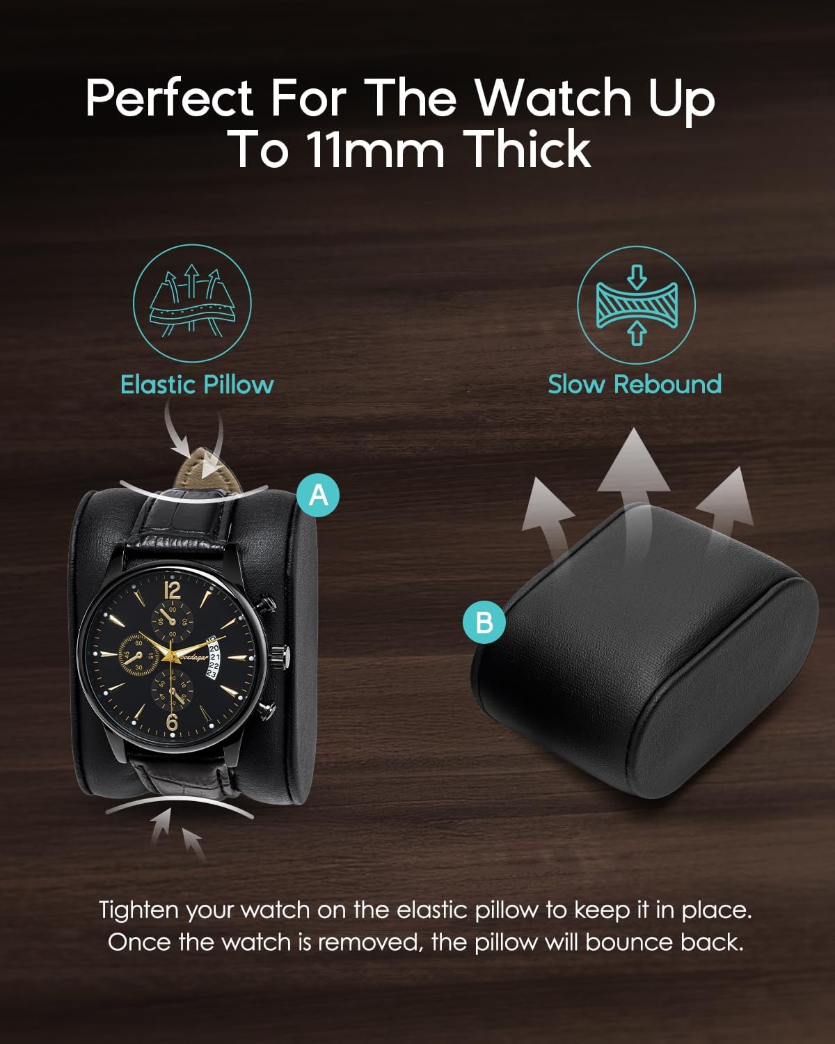 6-Slot Watch Case with Glass L - đánh giá và giá Jewelry Watches Men