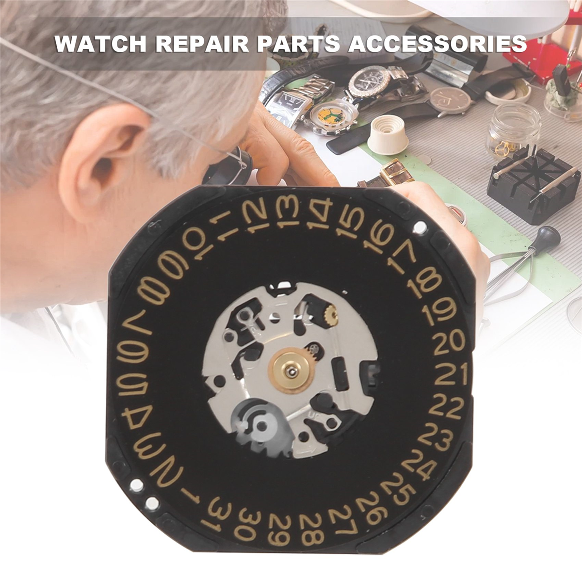 Quartz Watch Movement VX42 VX4 - đánh giá và giá Jewelry Watches Repair