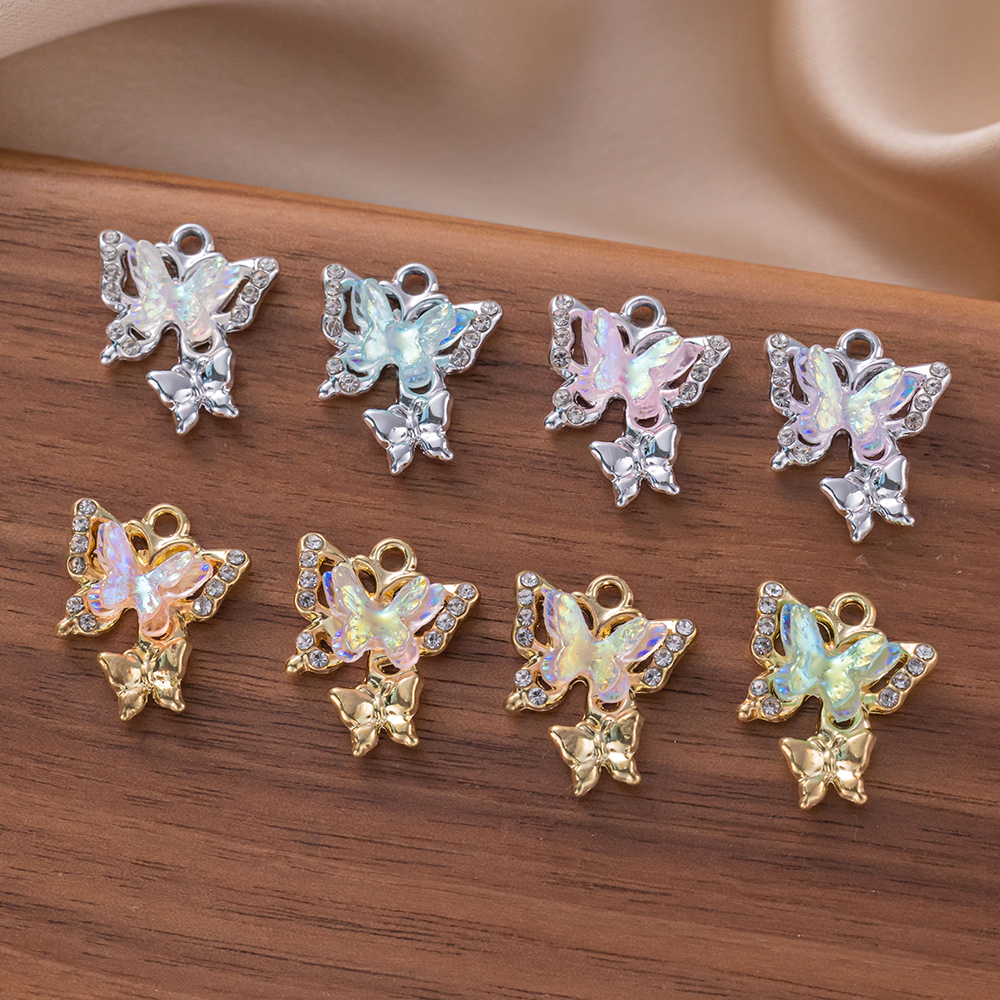 10pcs/Lot Animal Charms Butter - đánh giá và giá Butterfly Pendant Necklace