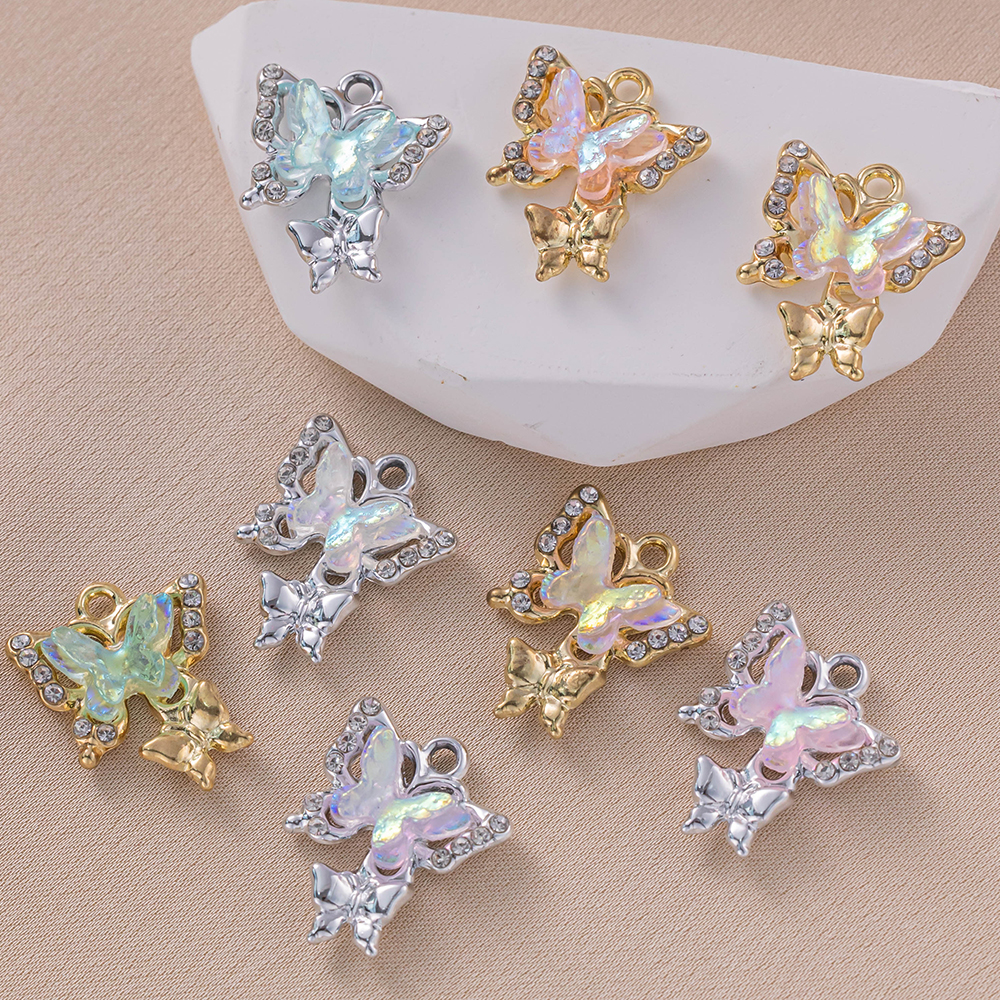 10pcs/Lot Animal Charms Butter - đánh giá và giá Butterfly Pendant Necklace