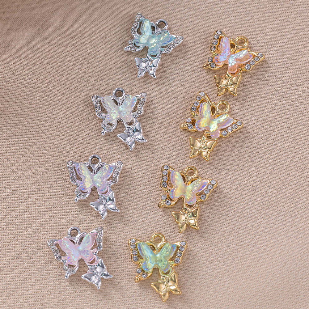 10pcs/Lot Animal Charms Butter - đánh giá và giá Butterfly Pendant Necklace