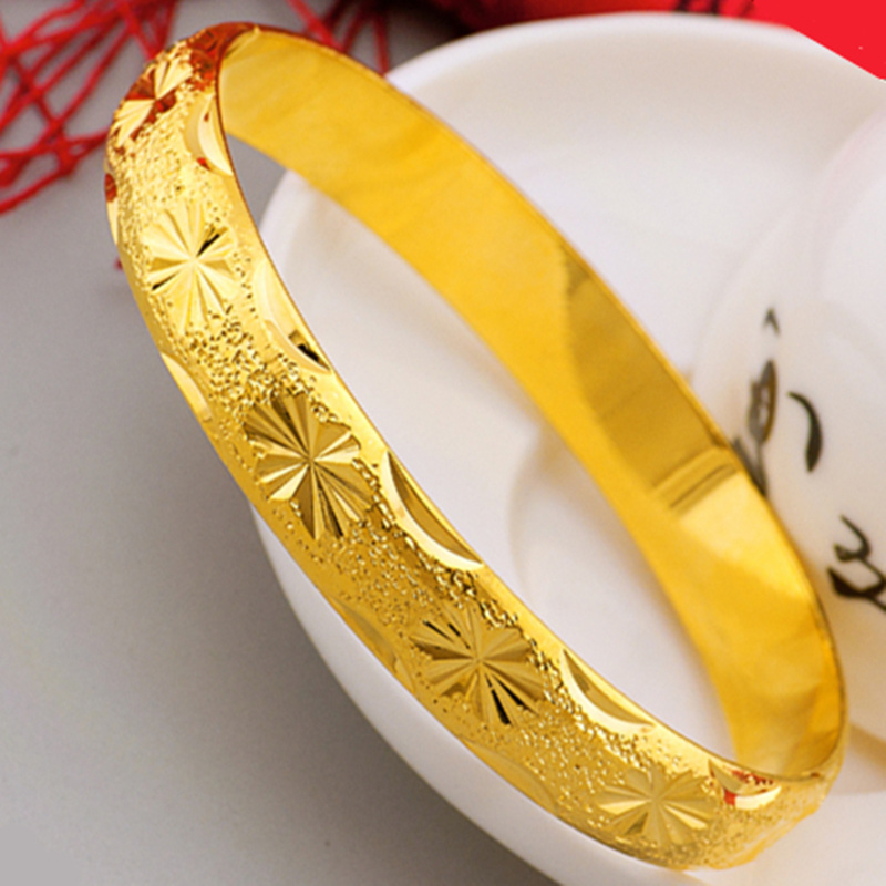 UMQ Golden Bracelet 999 Full G - đánh giá và giá Cuff Bangle Bracelet