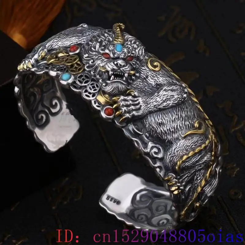 Lucky Pixiu Tiger Bracelet Nat - đánh giá và giá Cuff Bangle Bracelet