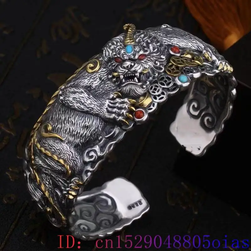Lucky Pixiu Tiger Bracelet Nat - đánh giá và giá Cuff Bangle Bracelet