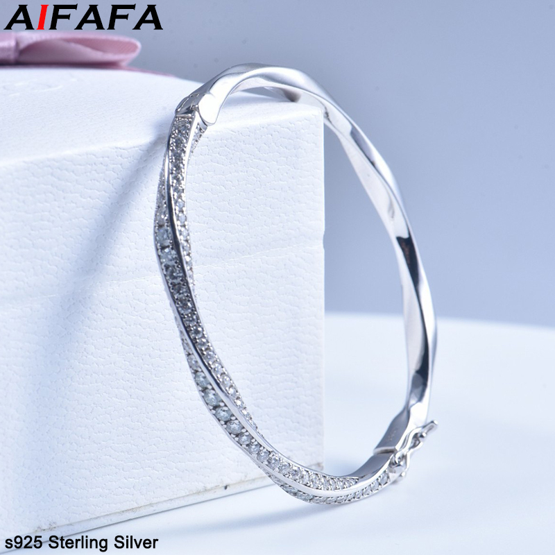 s925 Sterling Silver Bangle fo - đánh giá và giá Cuff Bangle Bracelet