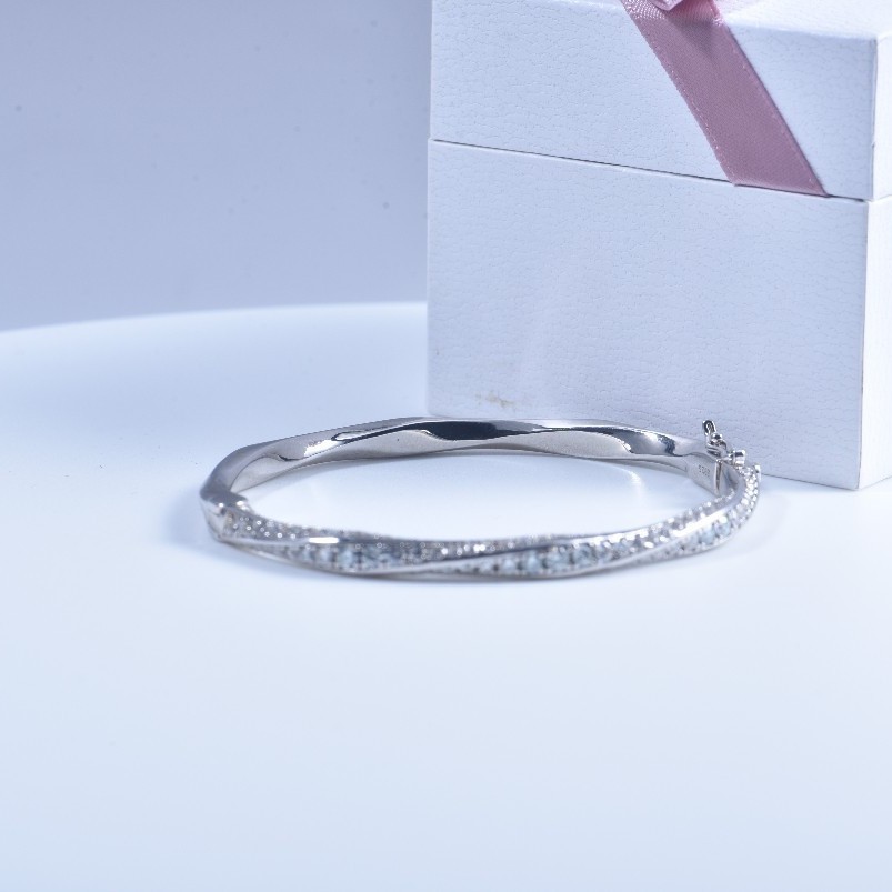 s925 Sterling Silver Bangle fo - đánh giá và giá Cuff Bangle Bracelet