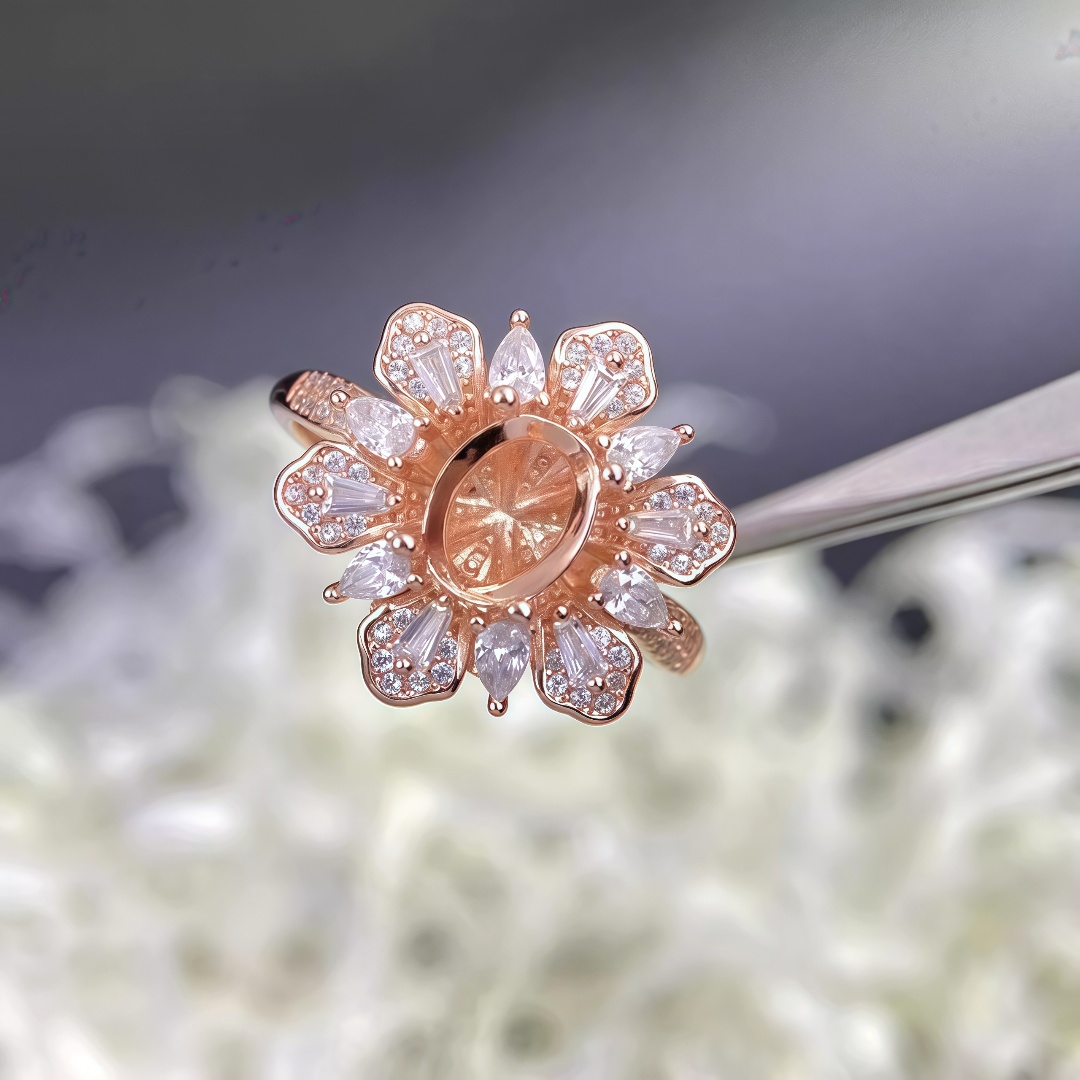 Y Fashion Ring Holder DIY Empt - đánh giá và giá Sterling Silver Ring