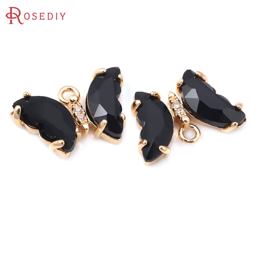10PCS 18K Gold Color Brass and - đánh giá và giá Butterfly Pendant Necklace