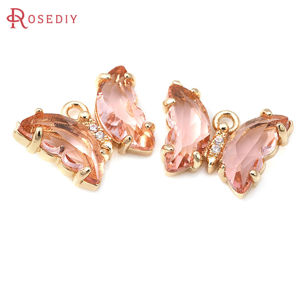10PCS 18K Gold Color Brass and - đánh giá và giá Butterfly Pendant Necklace