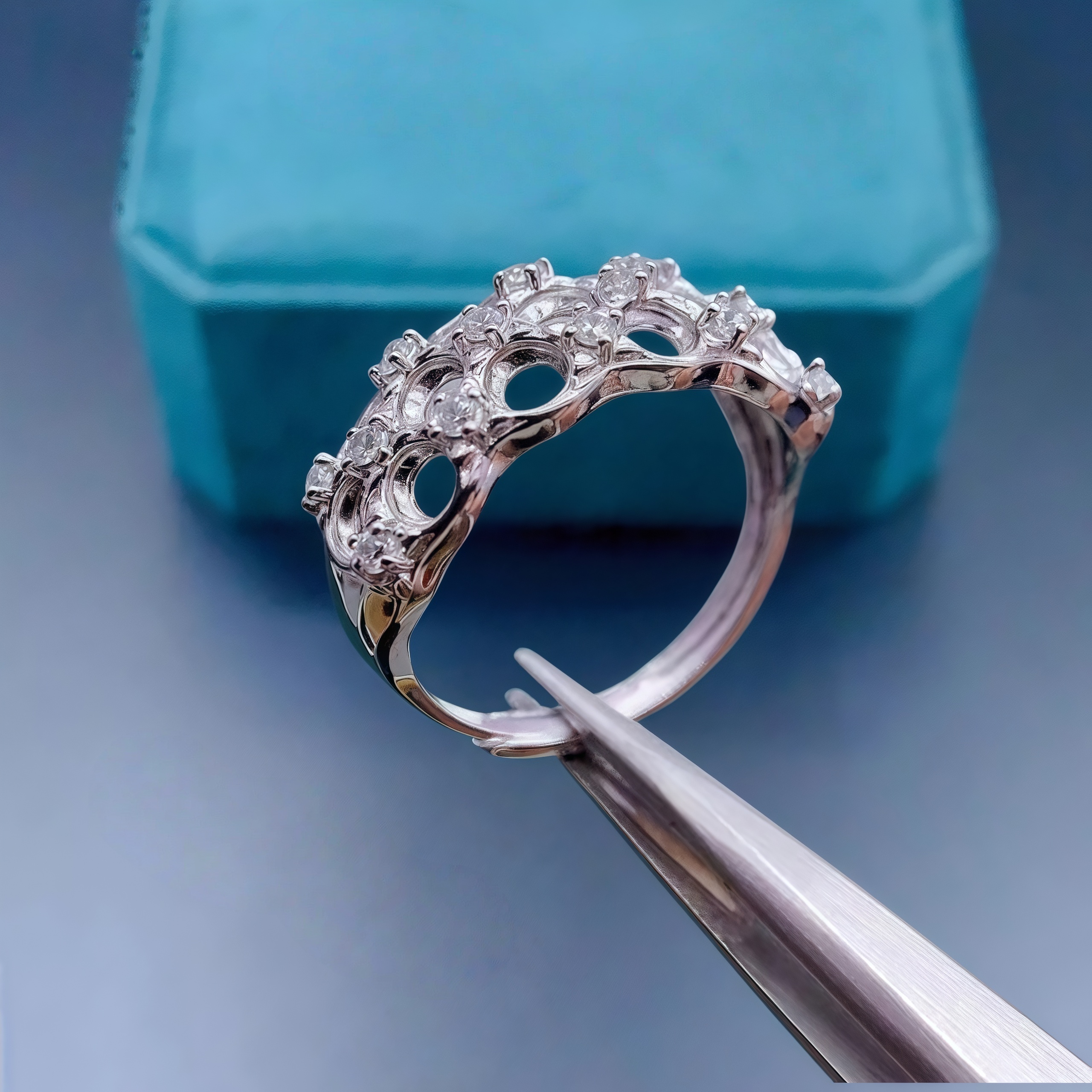 Setting 3mm Round Stone Fashio - đánh giá và giá Sterling Silver Ring